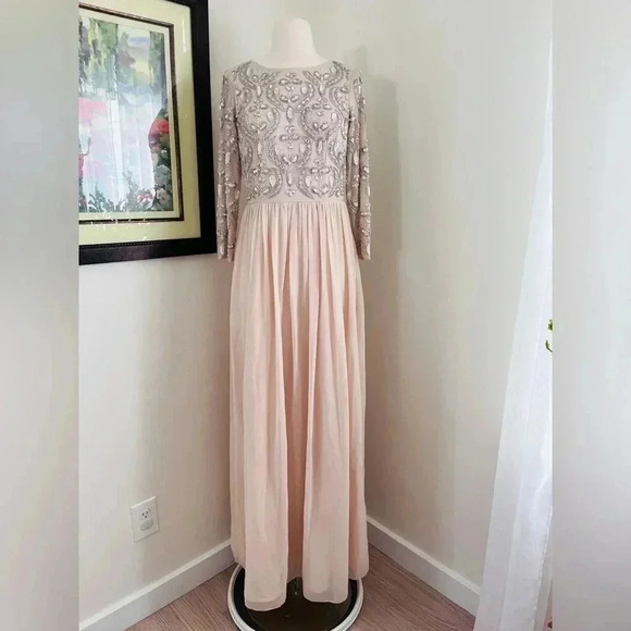 Anthropologie BHLDN Aidan Mattox Giada Dress Size US 6 - Picture 2 of 16